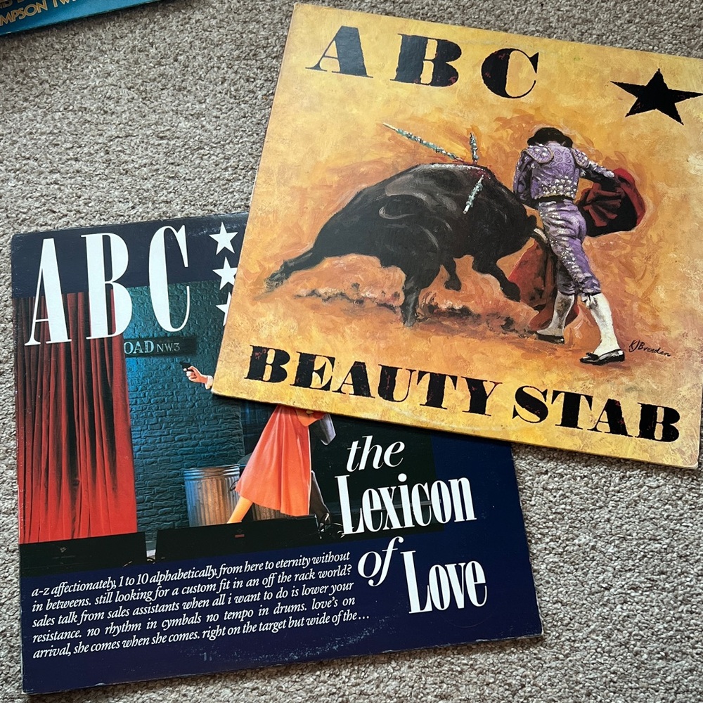 ABC Vinyl Record Collection / ‘Lexicon of Love’ & ‘Beauty Stab’
